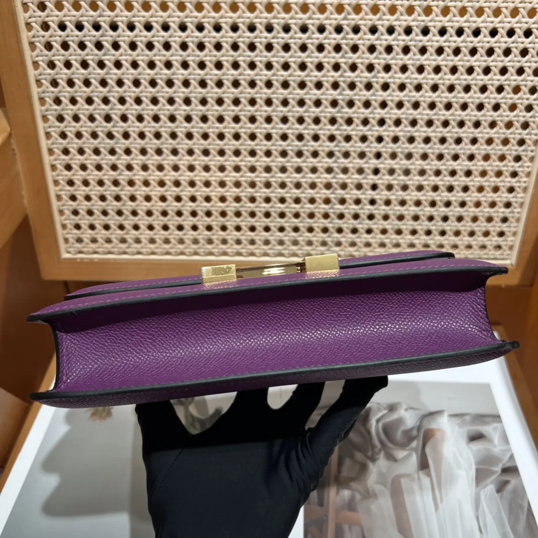 HERMES Shoulder Bags (Purple-Gold) A100202608090504 - Image 9