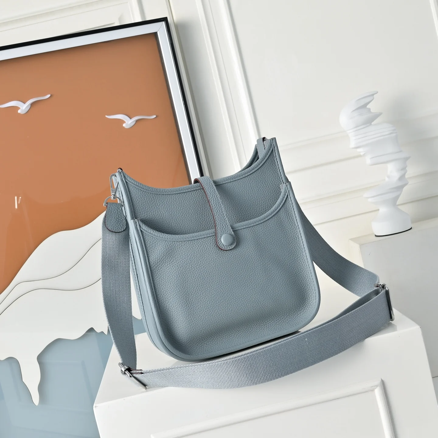 HERMES Shoulder Bags TC Calfskin (Blue) 23CM H50202608090962 - Image 3
