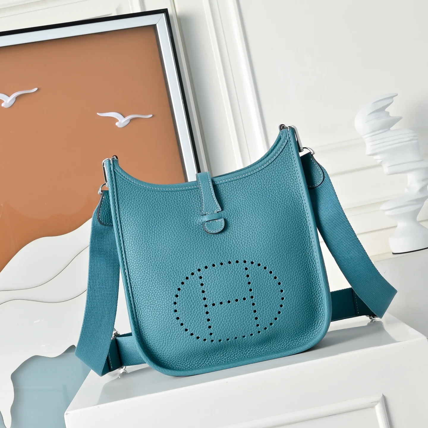 HERMES Shoulder Bags TC Calfskin (Blue) 23CM H50202608090968