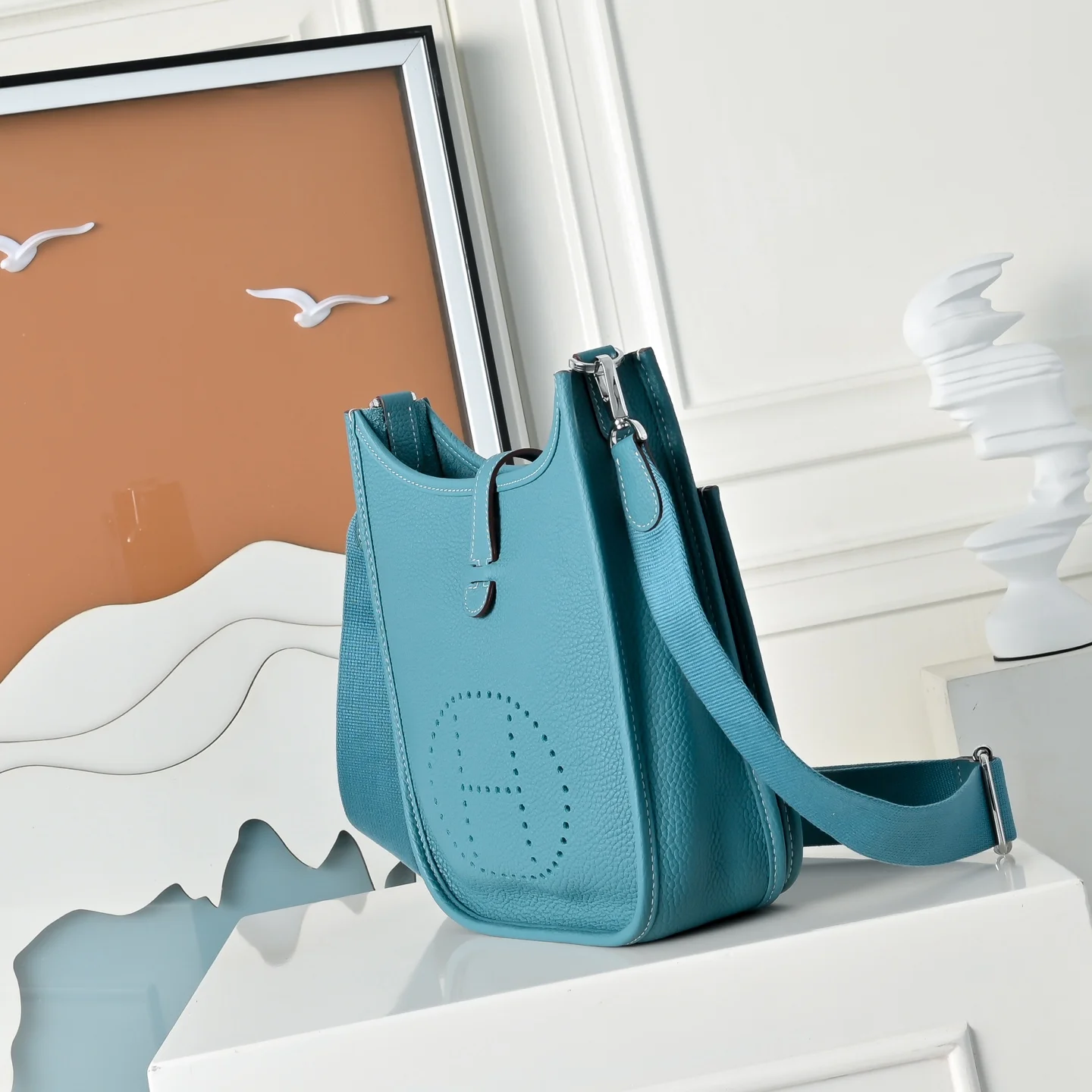 HERMES Shoulder Bags TC Calfskin (Blue) 23CM H50202608090968 - Image 2