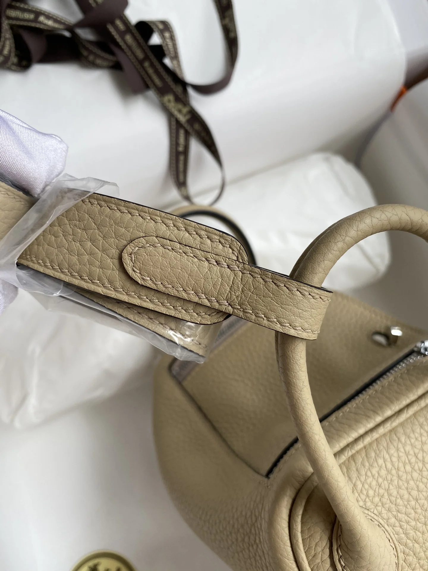 HERMES Shoulder Bags TC Leather (Beige-Silver) 19CM H50202608090414 - Image 5
