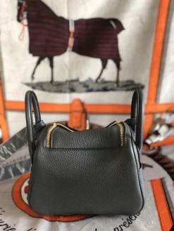 Alternative view of HERMES Shoulder Bags TC Leather (Black-Gold) One Size H50202608090358