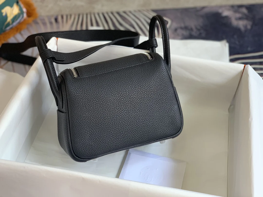HERMES Shoulder Bags TC Leather (Black-Silver) 19CM H50202608090380 - Image 3