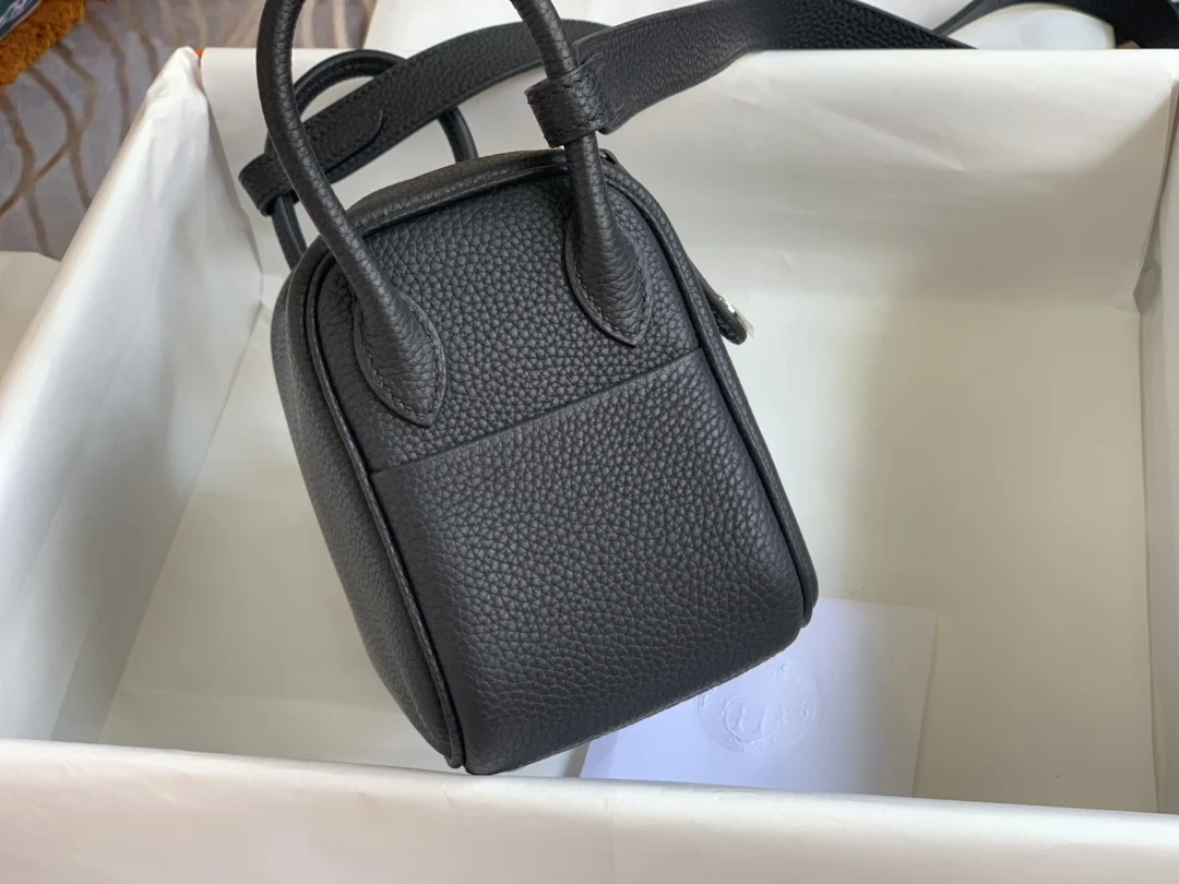 HERMES Shoulder Bags TC Leather (Black-Silver) 19CM H50202608090380 - Image 4