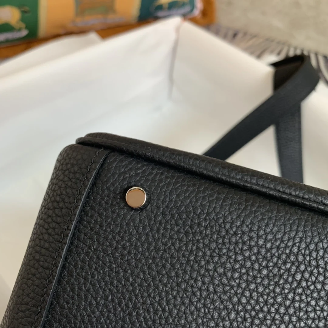 HERMES Shoulder Bags TC Leather (Black-Silver) 19CM H50202608090380 - Image 5