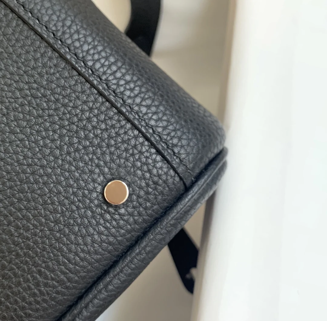 HERMES Shoulder Bags TC Leather (Black-Silver) 19CM H50202608090380 - Image 7