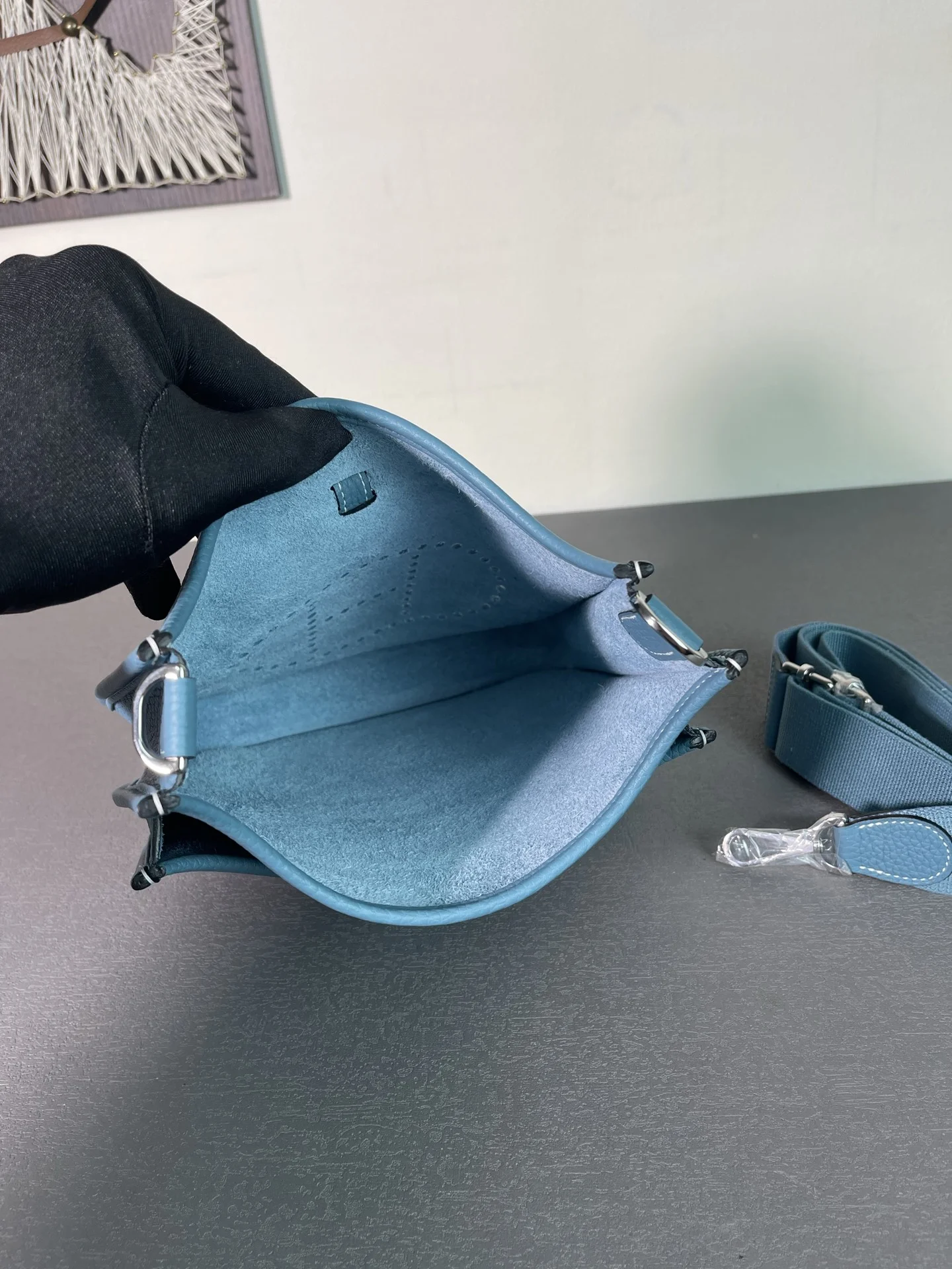 HERMES Shoulder Bags TC Leather (Blue) 23CM H50202608091315 - Image 6