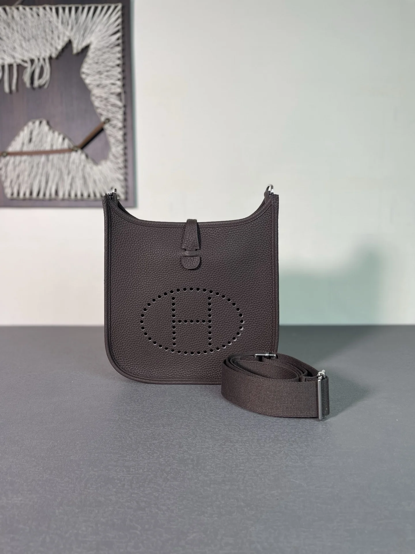 HERMES Shoulder Bags TC Leather (Brown) 23CM H50202608091313