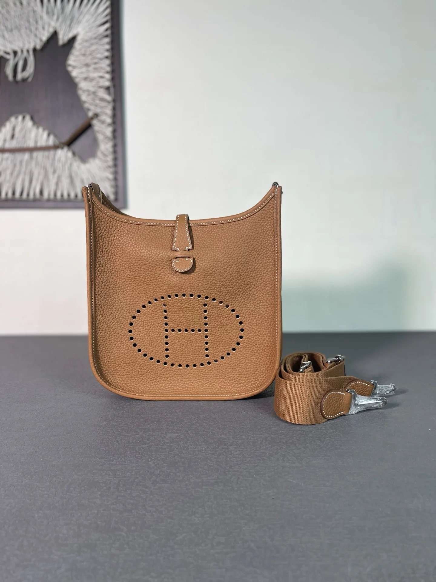 HERMES Shoulder Bags TC Leather (Brown) 23CM H50202608091314