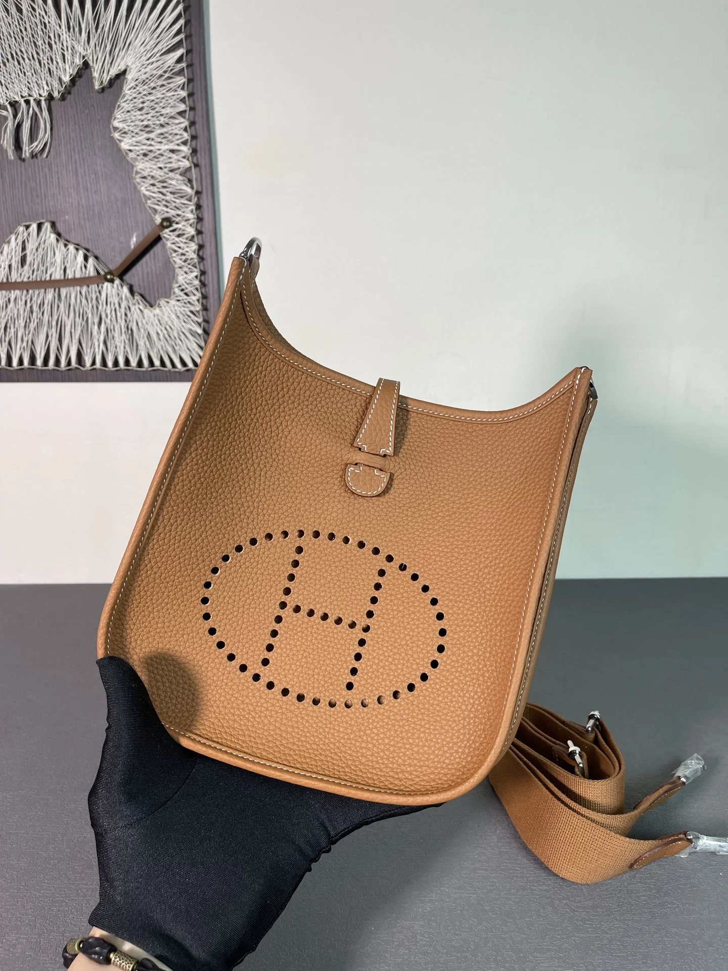 HERMES Shoulder Bags TC Leather (Brown) 23CM H50202608091314 - Image 9