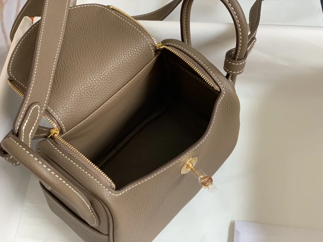 HERMES Shoulder Bags TC Leather (Brown-Gold) 19CM H50202608090381 - Image 9