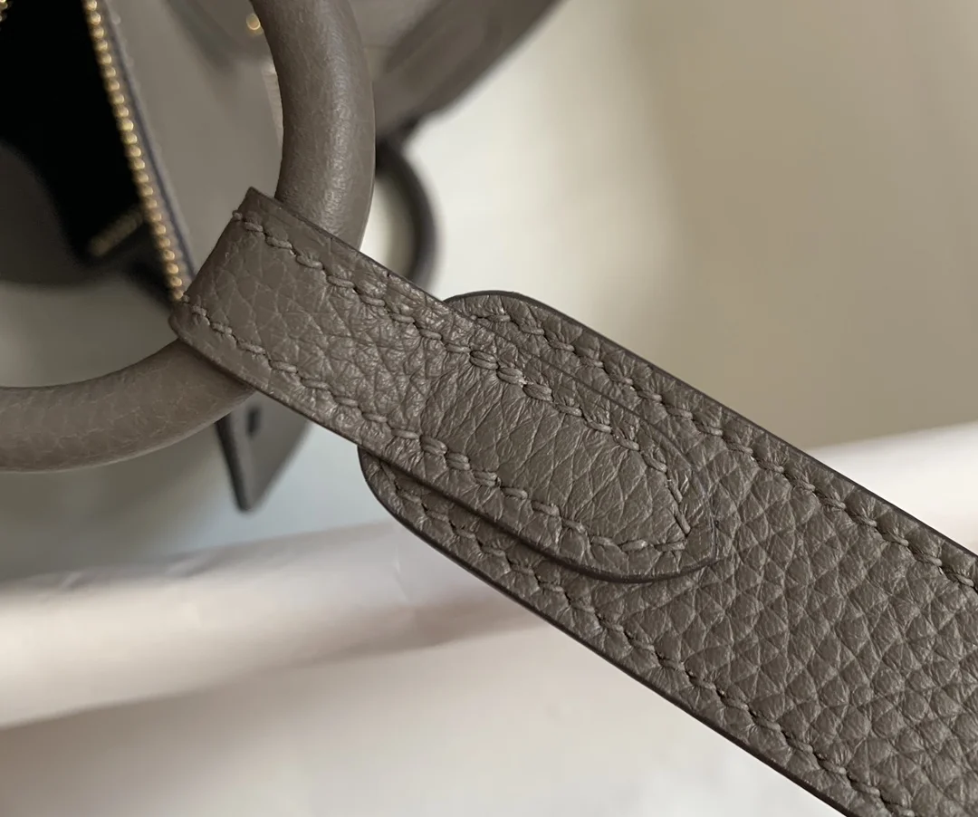 HERMES Shoulder Bags TC Leather (Gray-Gold) 19CM H50202608090383 - Image 5
