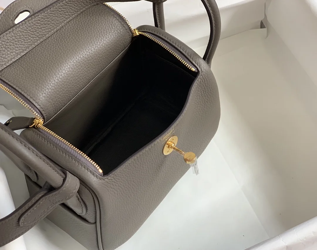 HERMES Shoulder Bags TC Leather (Gray-Gold) 19CM H50202608090383 - Image 6