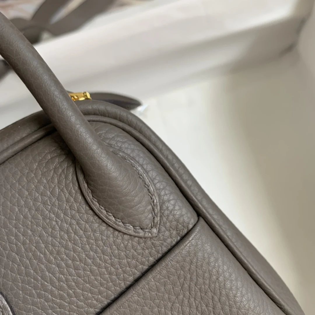 HERMES Shoulder Bags TC Leather (Gray-Gold) 19CM H50202608090383 - Image 7