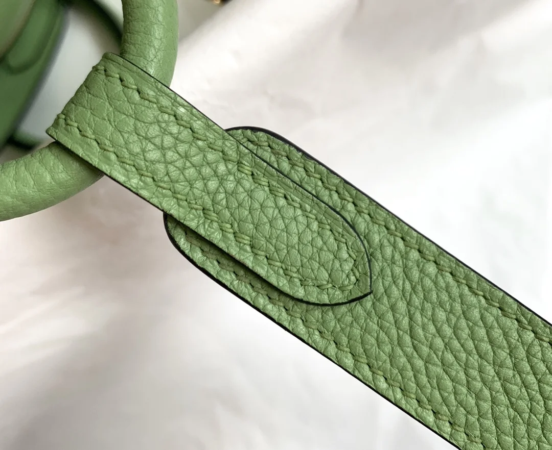 HERMES Shoulder Bags TC Leather (Green-Gold) 19CM H50202608090372 - Image 6