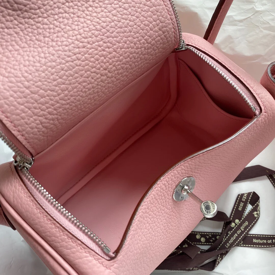 HERMES Shoulder Bags TC Leather (Pink) One Size H50202608090386 - Image 4