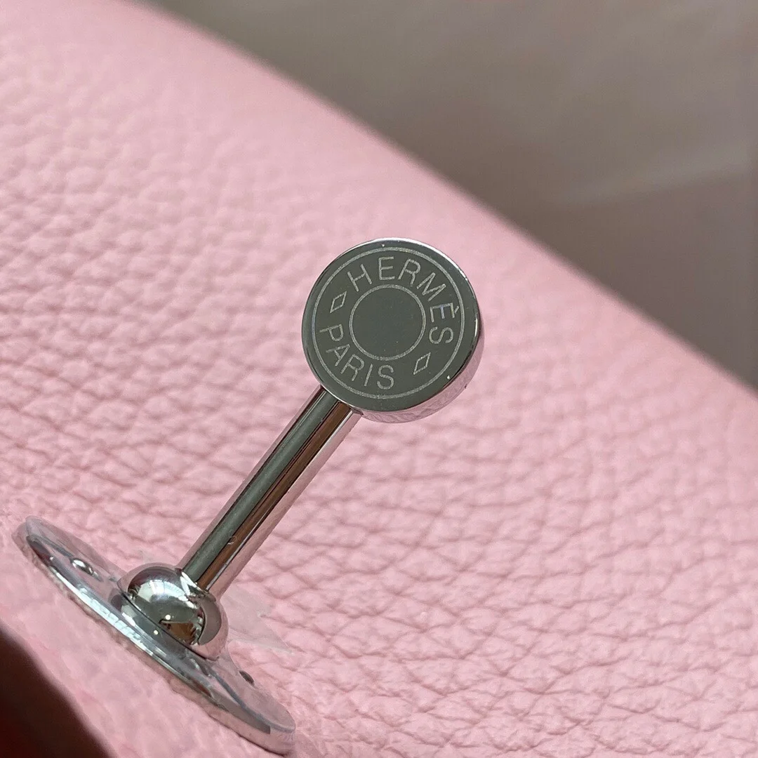 HERMES Shoulder Bags TC Leather (Pink) One Size H50202608090386 - Image 5