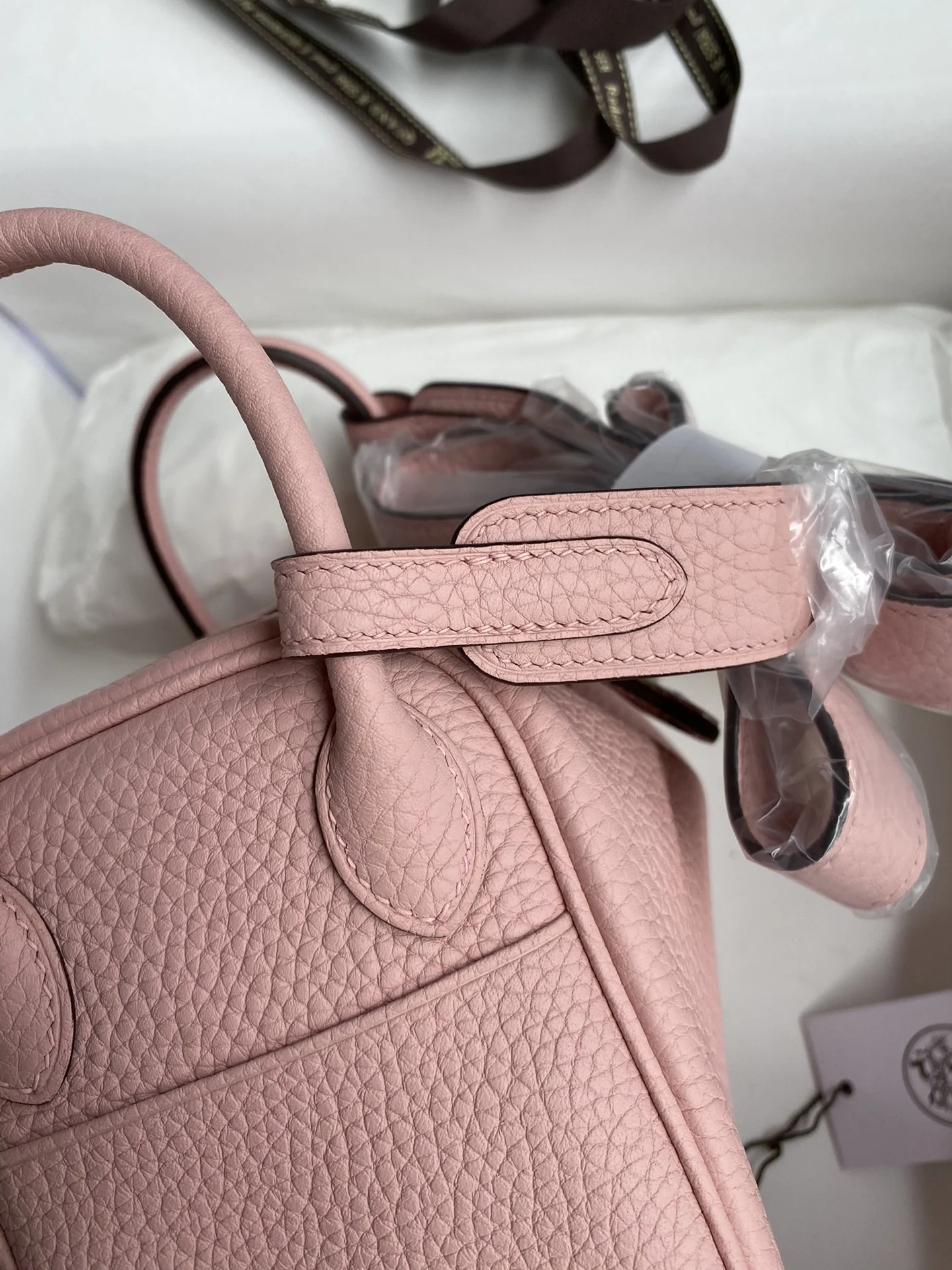 HERMES Shoulder Bags TC Leather (Pink-Silver) 19CM H50202608090411 - Image 4