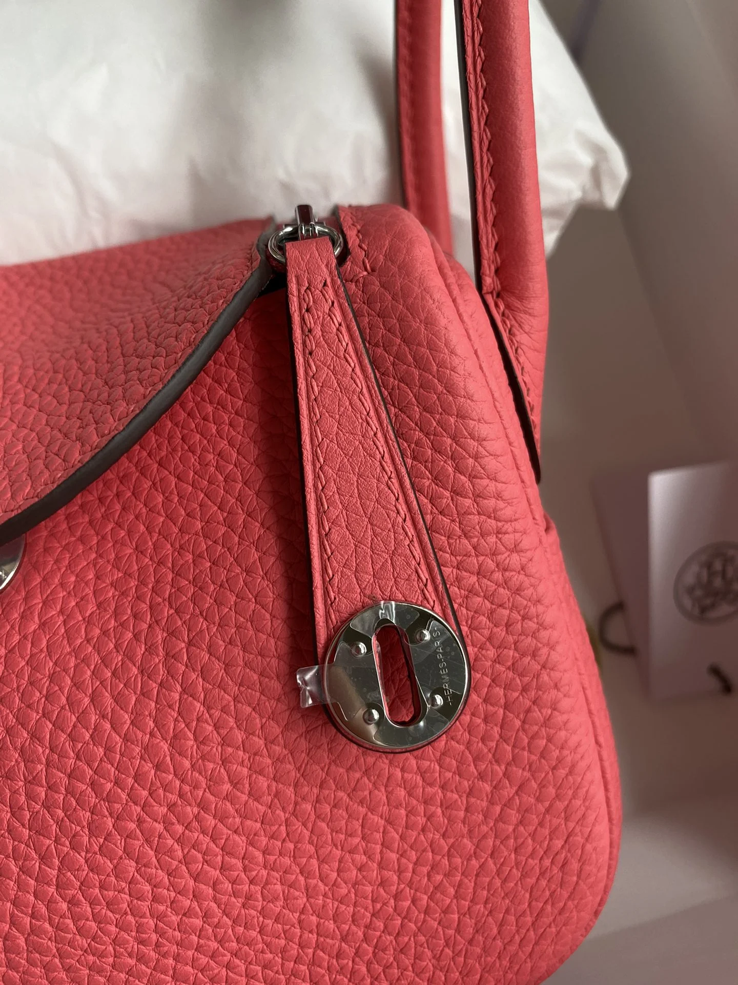 HERMES Shoulder Bags TC Leather (Pink-Silver) H50202608090396 - Image 3