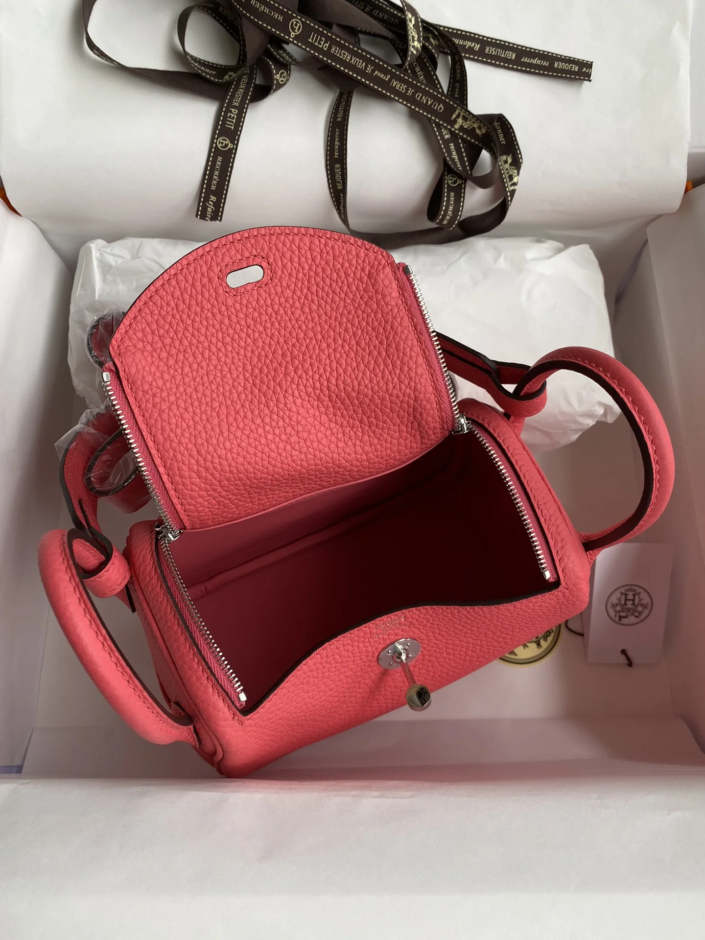 HERMES Shoulder Bags TC Leather (Pink-Silver) H50202608090396 - Image 7