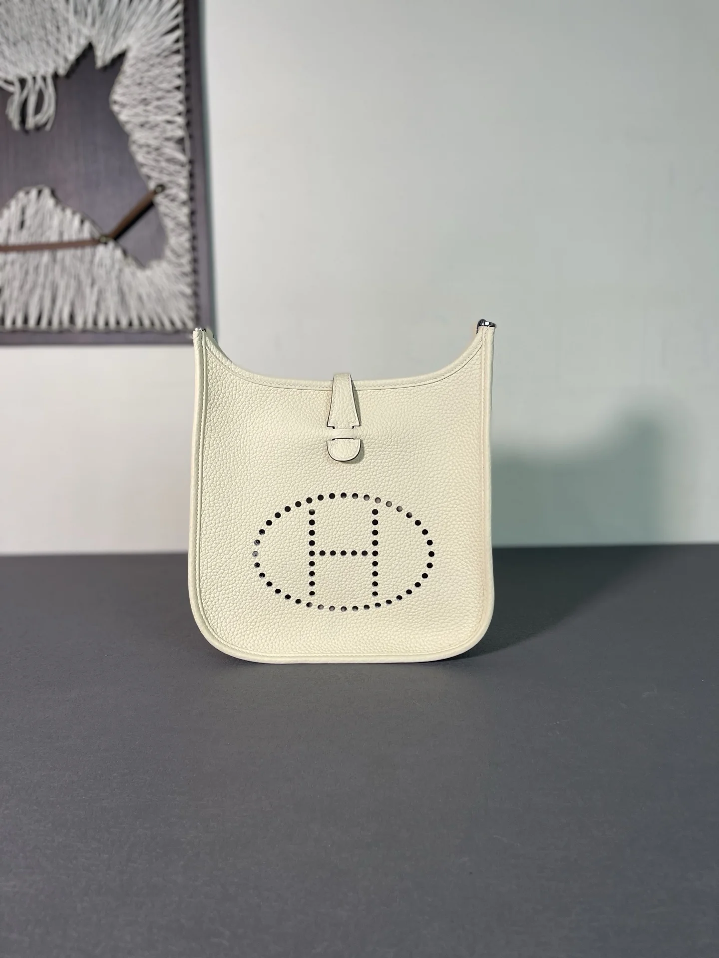 HERMES Shoulder Bags TC Leather (White) 23CM H50202608091319