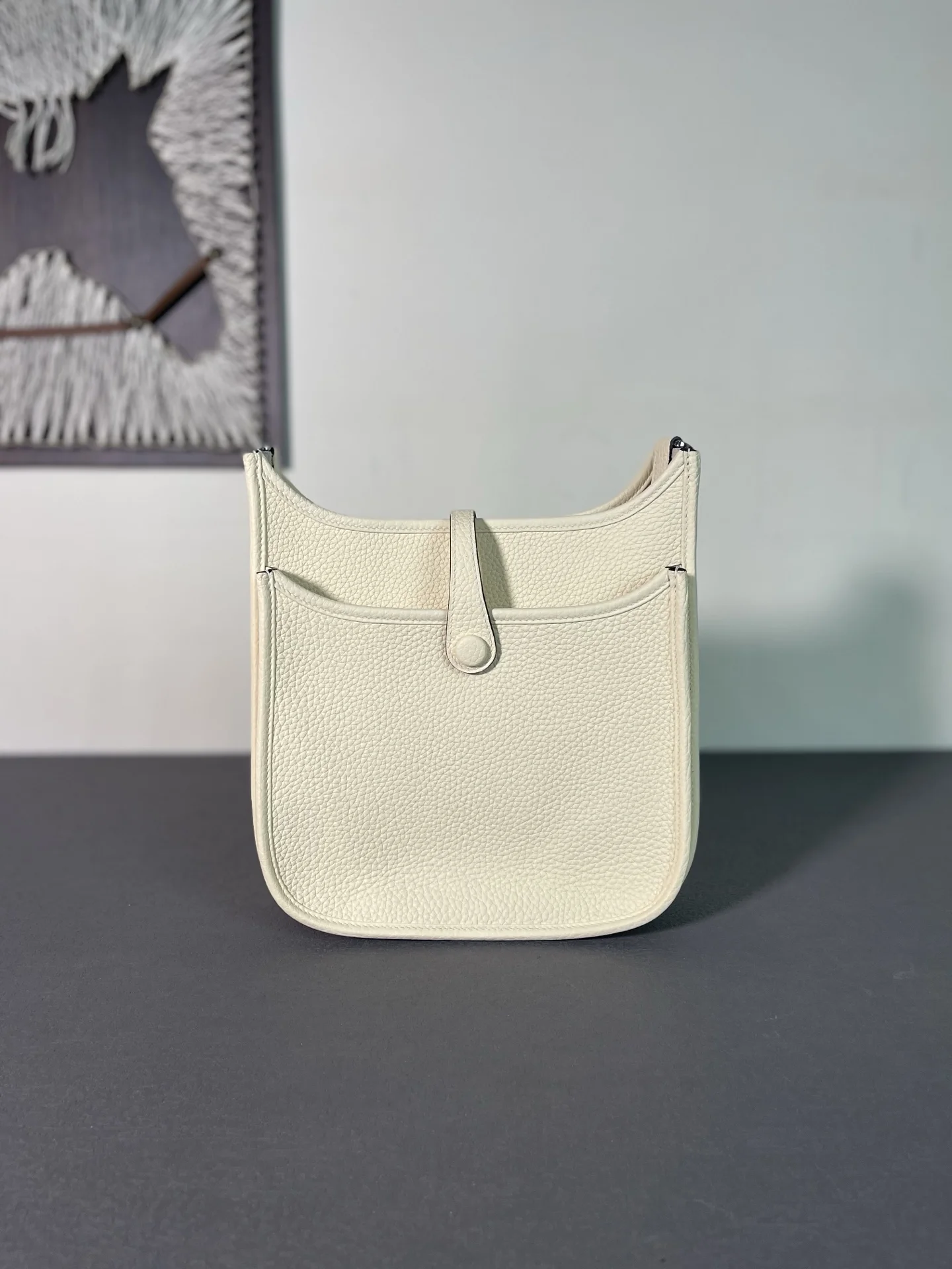 HERMES Shoulder Bags TC Leather (White) 23CM H50202608091319 - Image 6