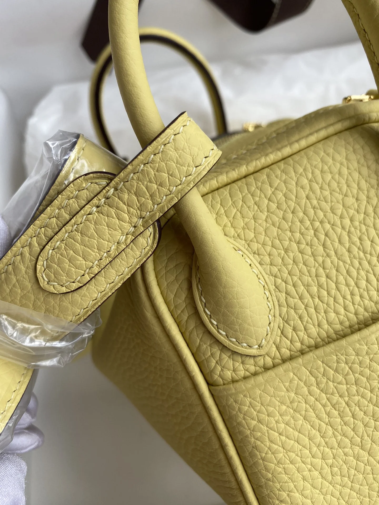 HERMES Shoulder Bags TC Leather (Yellow-Gold) 19CM H50202608090424 - Image 4