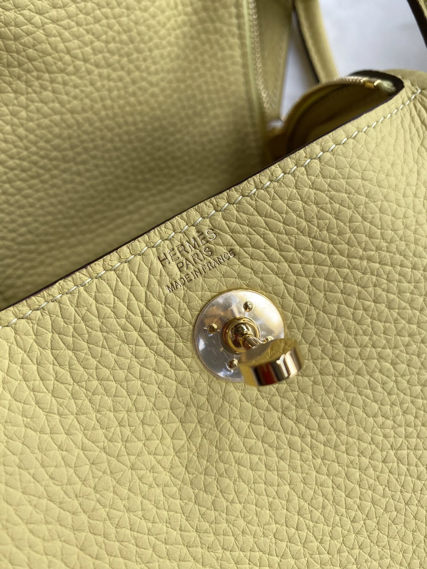 HERMES Shoulder Bags TC Leather (Yellow-Gold) 19CM H50202608090424 - Image 8