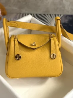 HERMES Shoulder Bags TC Leather (Yellow-Gold) H50202608090370