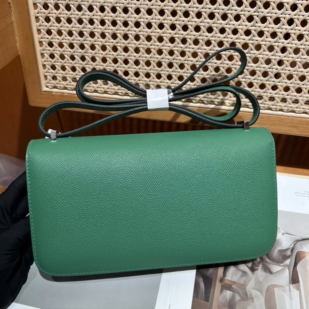 HERMES Shoulder Bags Velvet (Green-Gold) One Size A100202608090502 - Image 5