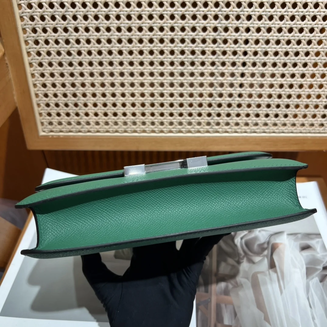HERMES Shoulder Bags Velvet (Green-Gold) One Size A100202608090502 - Image 6
