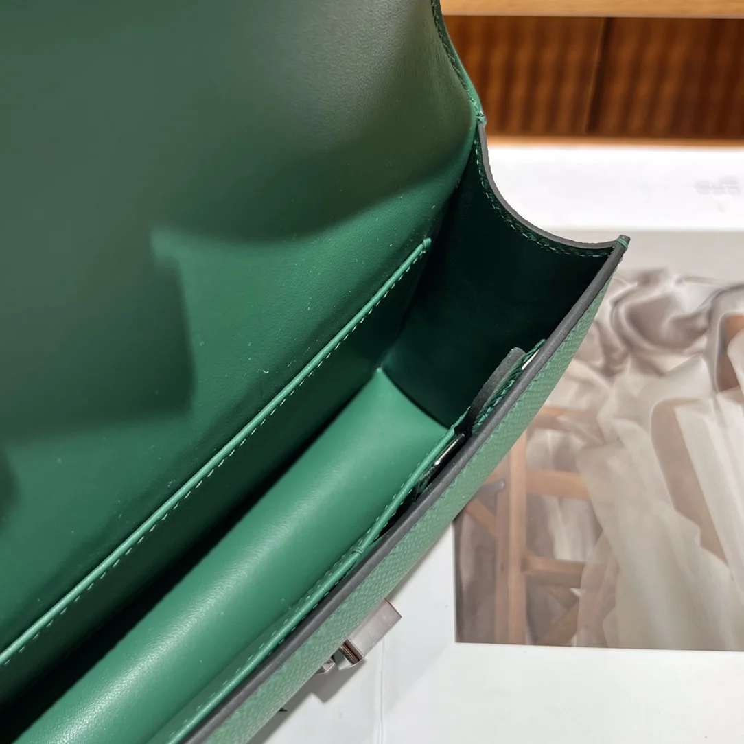 HERMES Shoulder Bags Velvet (Green-Gold) One Size A100202608090502 - Image 7