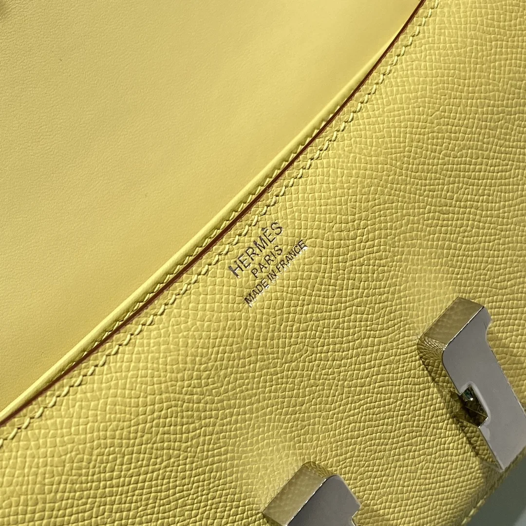 HERMES Shoulder Bags (Yellow-Silver) 24X12X4CM A100202608090540 - Image 7