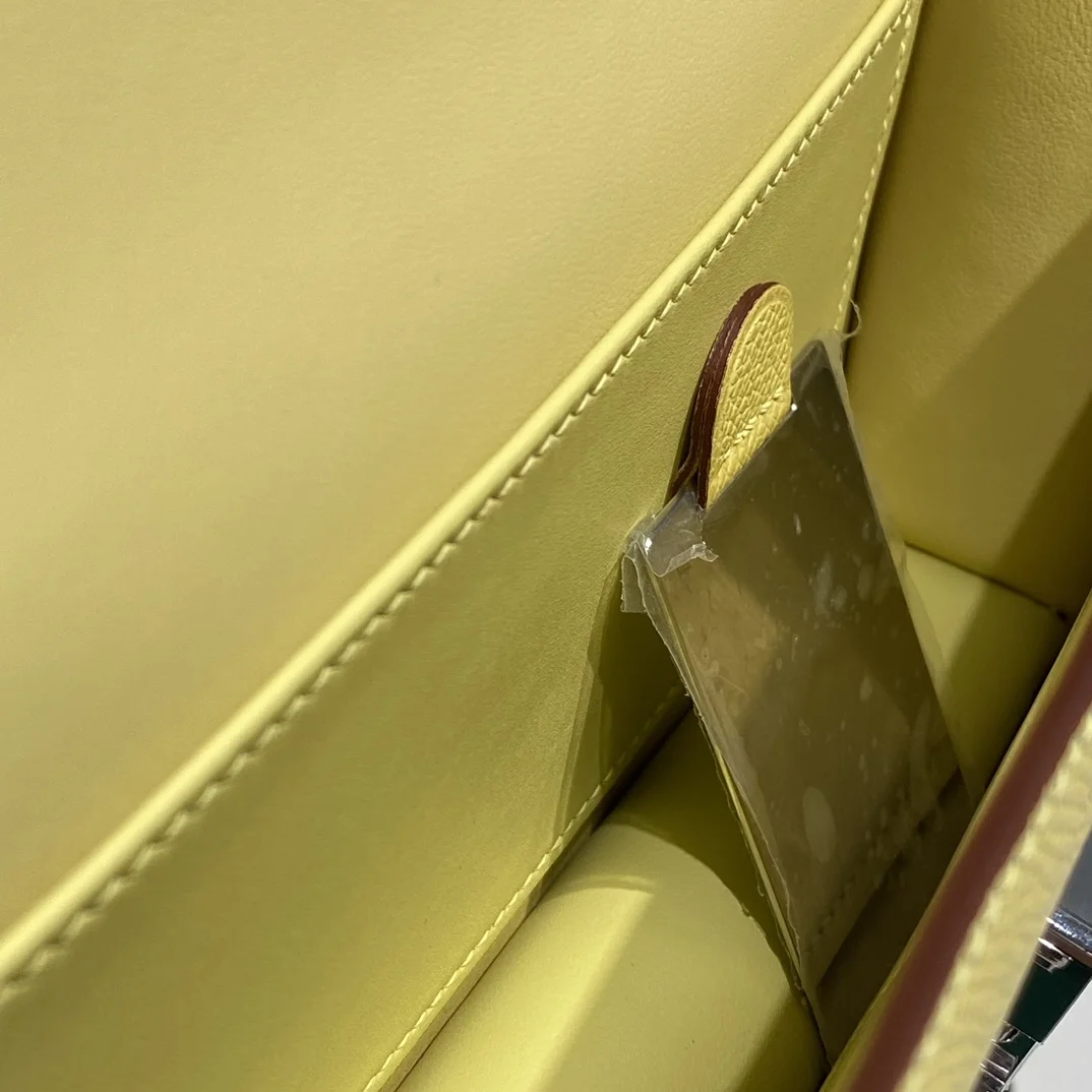 HERMES Shoulder Bags (Yellow-Silver) 24X12X4CM A100202608090540 - Image 9