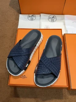 Alternative view of HERMES Slides Calf Leather EU39-44 C20202608032662