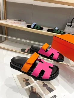 HERMES Slides Microfiber EU35-45 A60202608030942