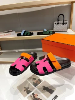Alternative view of HERMES Slides Microfiber EU35-45 A60202608030942