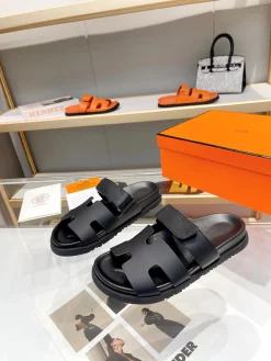 Alternative view of HERMES Slides Microfiber TPU EU35-45 A60202608030940