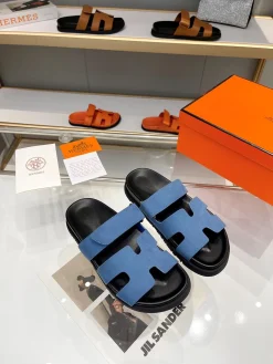 HERMES Slides Microfiber TPU EU35-45 A60202608030944