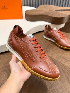 Alternative view of HERMES Sneakers Calfskin Leather EU39-44 C40202608030415