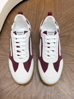 HERMES Sneakers Calfskin Leather EU39-44 C40202608030417