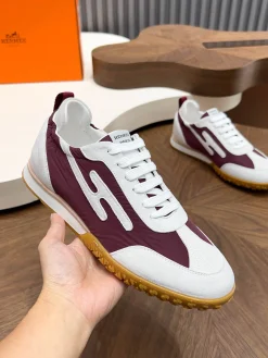 Alternative view of HERMES Sneakers Calfskin Leather EU39-44 C40202608030417