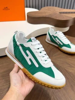 Alternative view of HERMES Sneakers Calfskin Leather EU39-44 C40202608030418