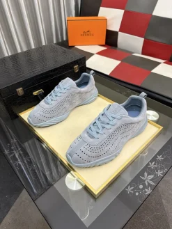Alternative view of HERMES Sneakers Knit Leather EU38-44 B19202608032008