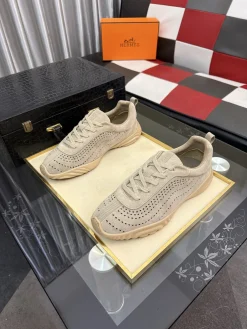 Alternative view of HERMES Sneakers Knit Leather EU38-44 B19202608032009