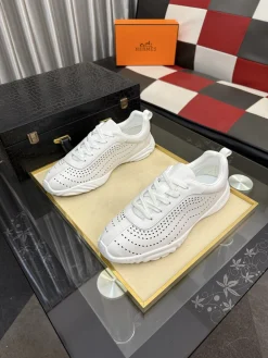 Alternative view of HERMES Sneakers Knit Leather EU38-44 B19202608032011
