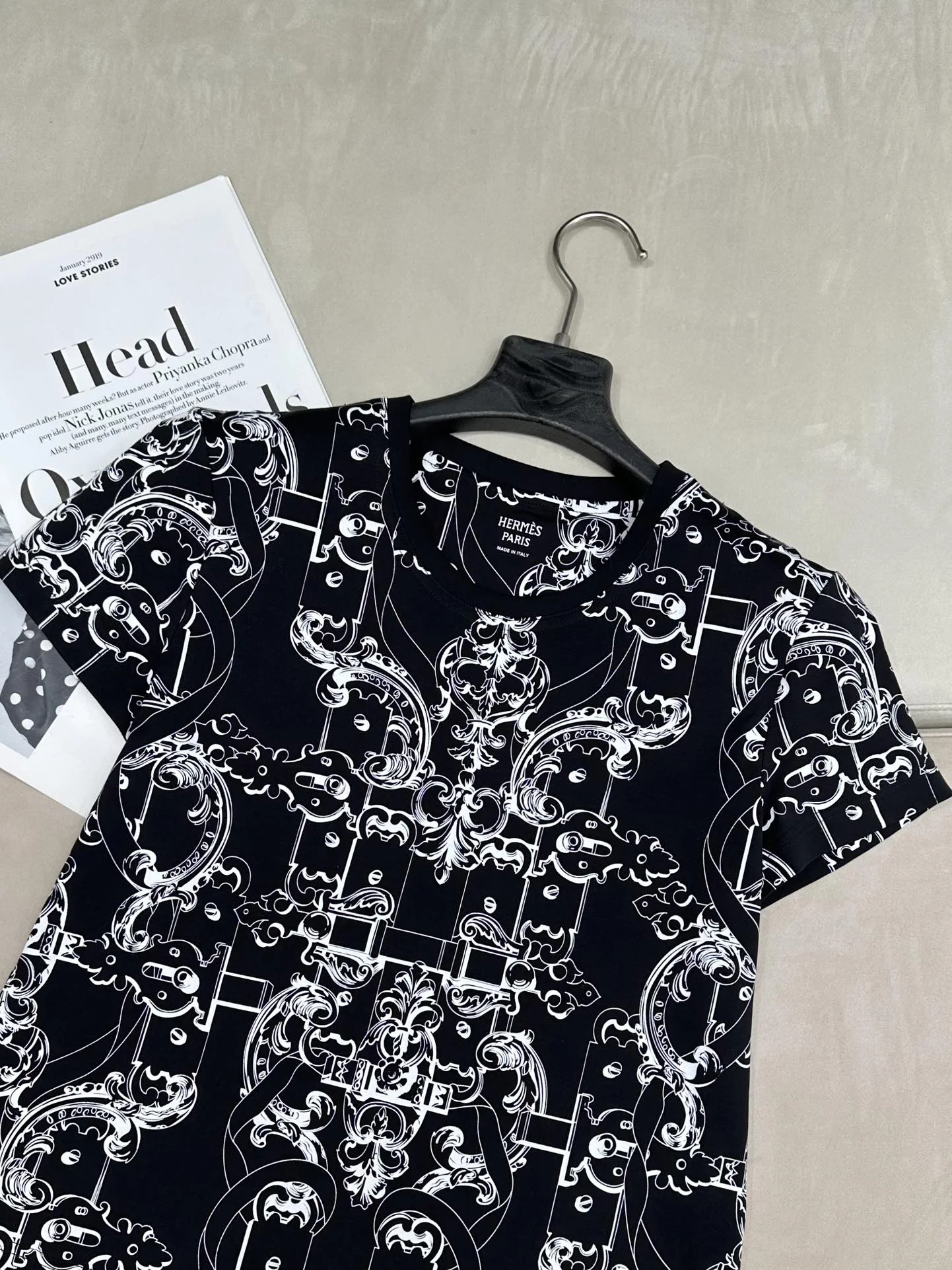 HERMES T-shirts Cotton S-L A75202608041123 - Image 2