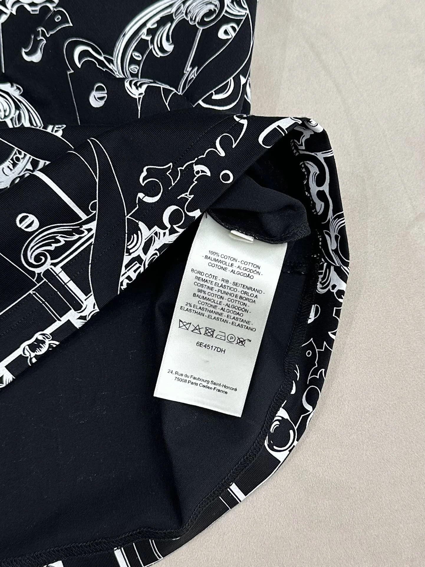 HERMES T-shirts Cotton S-L A75202608041123 - Image 8