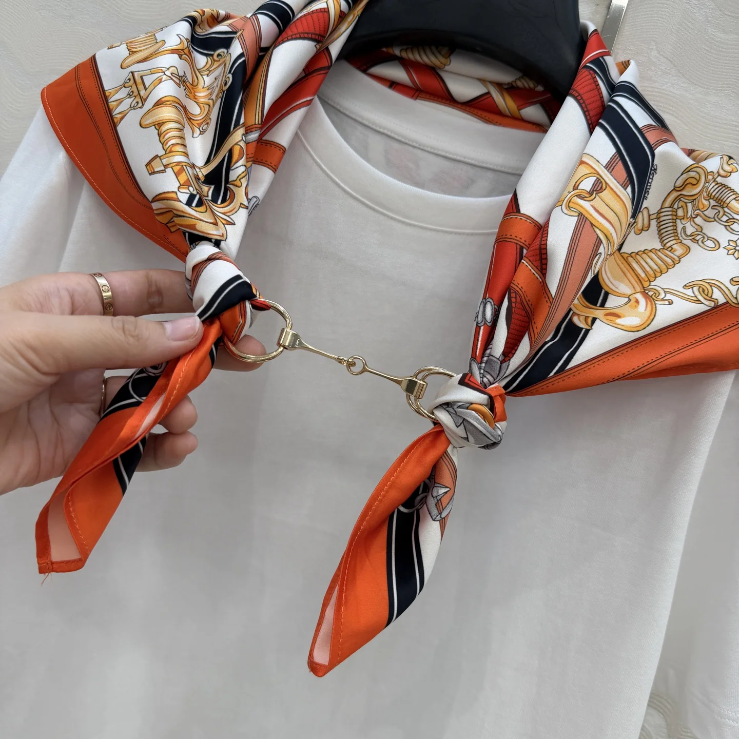 HERMES T-shirts Cotton S-L B20202608040359 - Image 4