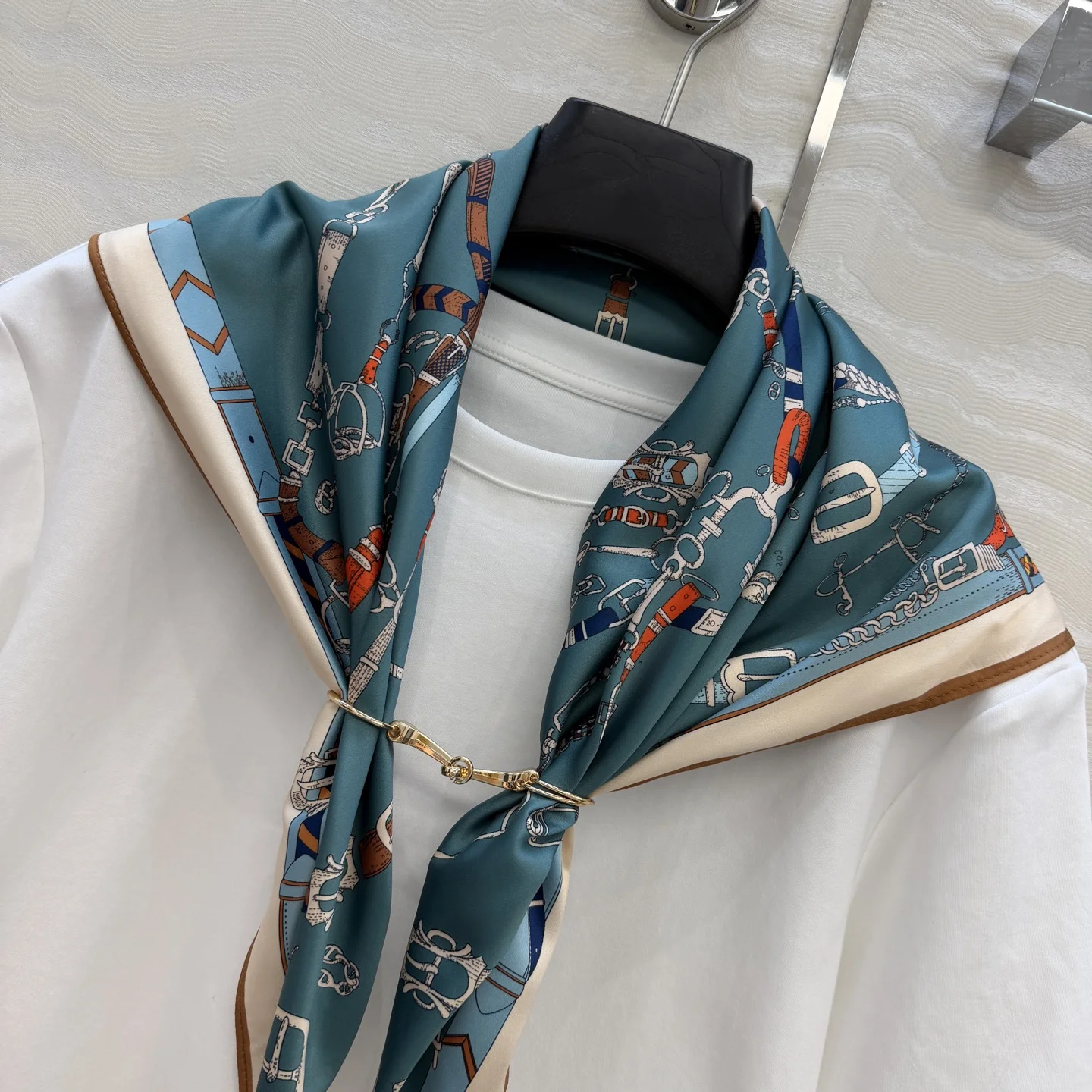 HERMES T-shirts Cotton S-L B20202608041729 - Image 3